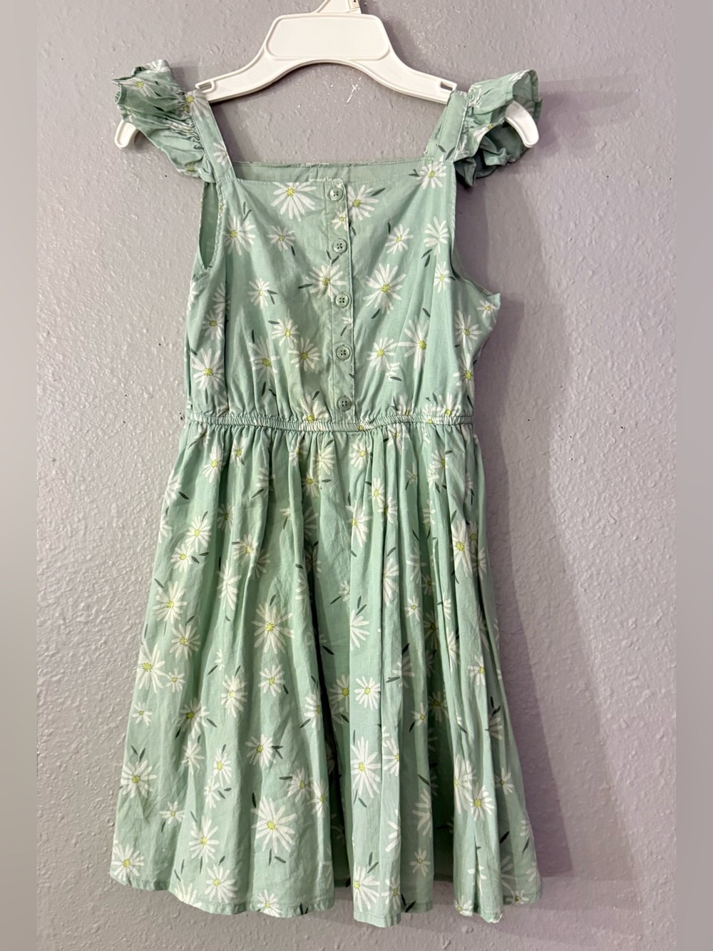 jumping beans Mint Green Daisy Sundress with Ruffle Straps